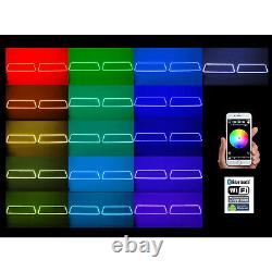 03-06 Chevy Silverado Color Changing RGBW LED Headlight Halo Ring BLUETOOTH Set