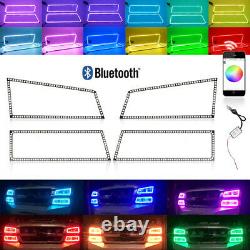 03-06 Chevy Silverado Multi-Color Changing Shift LED RGB Headlight Halo Ring Set