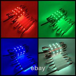 10-1000ft 12V Injection 5050 7 Colors 3 LED Module Light Shop Window Sign Lamp