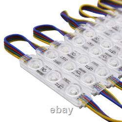 10-1000ft 12V Injection 5050 7 Colors 3 LED Module Light Shop Window Sign Lamp