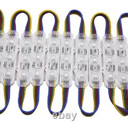 10-1000ft 12V Injection 5050 7 Colors 3 LED Module Light Shop Window Sign Lamp