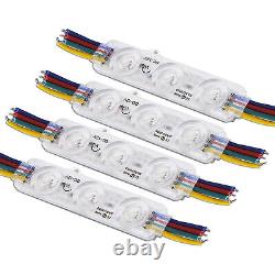 10-1000ft 12V Injection 5050 7 Colors 3 LED Module Light Shop Window Sign Lamp