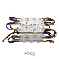 10-1000ft 12V Injection 5050 7 Colors 3 LED Module Light Shop Window Sign Lamp