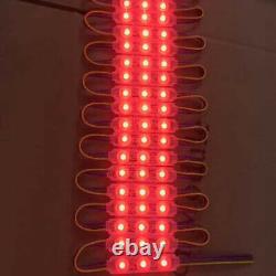 10-1000ft 12V Injection 5050 7 Colors 3 LEDs Module Light Store Billboard Sign