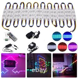 10-1000ft 12V Injection 5050 7 Colors 3 LEDs Module Light Store Window Sign Lamp