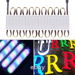 10-500ft 12V Injection 5730 RGB 9 Chips 1 LED Module Light Store Sign Lamp IP65