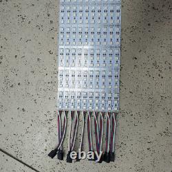 100×1M 12V 5050 RGB LED Rigid Strip Light Bar 72LEDs/m Aluminium Color Changing