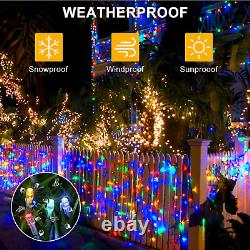 1000 LED Christmas Lights Outdoor 394Ft Dual Color Changing Christmas Tree Lig