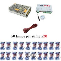 1000pcs 5V WS2811 IC Pixels Digital Addressable LED String Lights For Christmas