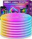 100Ft RGB Neon Rope Lights with App/Remote Control Music Sync LED Decoration