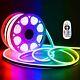 100ft RGB LED Neon Light Strip 12V Waterproof Holiday Party Boat Car Floor Decor
