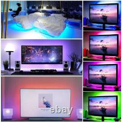 100x USB 5V LED Strip Light TV backlight 5050RGB Mood Light Color Changing Light
