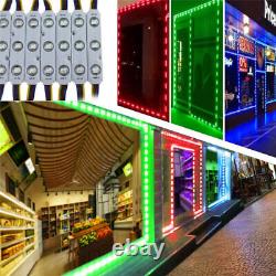 101000ft 5050 SMD RGB LED Module Light Storefront Sign Lamp Injection with Lens