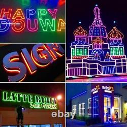 101000ft 5050 SMD RGB LED Module Light Storefront Sign Lamp Injection with Lens