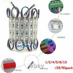 10FT-500FT 3LED 5050 SMD Module Store Front Light Window Sign Lamp Decoration