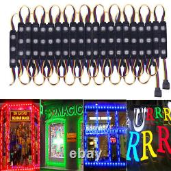 10ft-160ft RGB SMD 5050 3 LED Injection Module Light Strip withInterface 12V Lamp