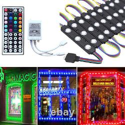 10ft-80ft RGB SMD 5050 3LED Injection Module Light withInterface DC 12V + Remote
