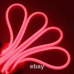 110V RGB LED Neon Flexible Light Strip Rope Wall Bar Shop Open Sign Lamp Plug In