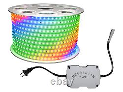 110V RGB Led Strip Lights Flexible Tape WIFI Holiday SMD 5050 uo to 110