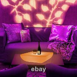 12 Changing Colors LED Light up Bottle Coffee Table Decor Party Lounge Pub Tray