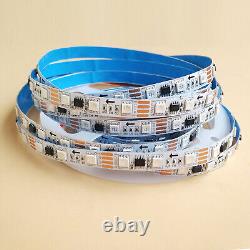 12V 24V WS2811 Addressable 5050 RGB LED Pixel Flexible Strip Light Dream Color