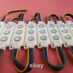 12V 5050 RGB LED Module Light Strip 3LED Injection Tape Color Change Waterproof
