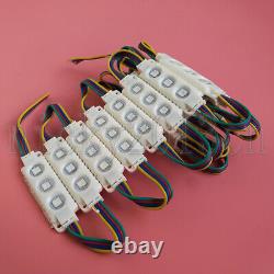 12V 5050 RGB LED Module Light Strip 3LEDs Injection ABS Tape Waterproof Sign