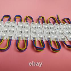 12V 5050 RGB LED Module Light Strip Tape 3LEDs Injection Cover Waterproof