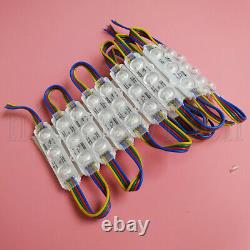 12V 5050 RGB LED Module Light Strip Tape 3LEDs Injection Cover Waterproof