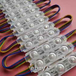 12V 5050 RGB LED Module Light Strip Tape 3LEDs Injection Cover Waterproof