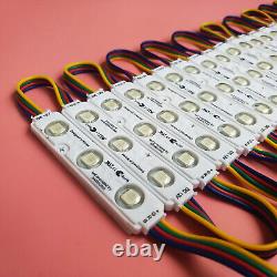 12V 5050 RGB LED Module Light Strip Tape 3LEDs Injection Waterproof Color Change