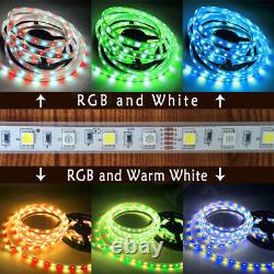 12V 5050 RGBW RGBWW LED Flexible Strip Light Tape 300LEDs 600LEDs Double Row