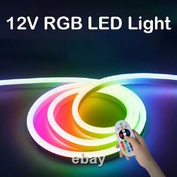 12V Flexible LED Strip 2835 Waterproof Sign RGB Neon Lights Tube 5M 10M or 50M
