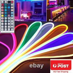 12V LED Neon Strips Lights Tube Flexible Silicone Bluetooth BT Control For Signs