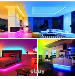 12V RGB LED Neon Rope Light Strip Waterproof Silicone Tube Indoor Outdoor Decor