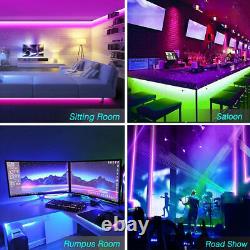 12V RGB LED Neon Rope Light Strip Waterproof Silicone Tube Indoor Outdoor Decor