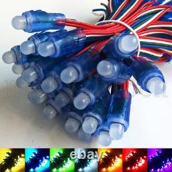 12mm RGB LED Module Pixel String Light Round Node Waterproof Non IC Color Change
