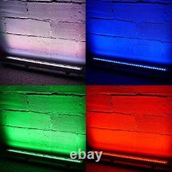 144W LED Wall Washer Light Linkable RGBW Color Changing LED Light 144w Silver