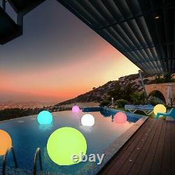 16 Assorted LED Ball Orb Battery Operated Floating Pool Light Home Decorations