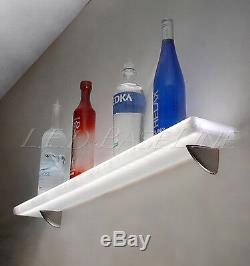 16 Floating Wall Mounted Bar Shelf with Color Changing L. E. D. Lights