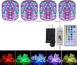 160Ft 480 Leds Connectable Rope Lights, Color Changing Waterproof String Lights