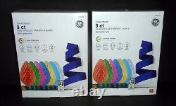 2 GE Color Effects 8-Marker Color Changing Christmas Light Bulb Pathway Markers