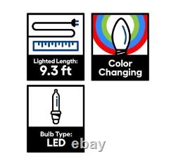 2 GE Color Effects 8-Marker Color Changing Christmas Light Bulb Pathway Markers