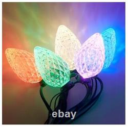 2 GE Color Effects 8-Marker Color Changing Christmas Light Bulb Pathway Markers