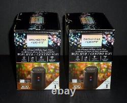 (2) Gemmy Orchestra of Lights Holiday Light Show WiFi Hub Model 2022 New in Box