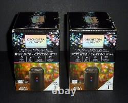 (2) Gemmy Orchestra of Lights Holiday Light Show WiFi Hub Model 2022 New in Box