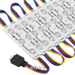 20-400pcs RGB 5050 SMD LED Module Light Storefront Window Sign Lamp+Remote+Power