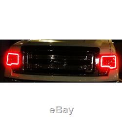 2009-2014 Ford F-150 Multi-Color Changing Shift LED RGB Headlight Halo Ring Set
