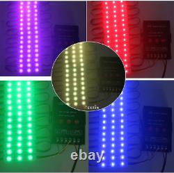 200Pcs 12V 5050 SMD 3 LED Module RGB Color Changing Lights Lamp for Ho