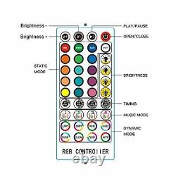 200ft led Strip Lights Hedynshine Music Sync Color Changing Strip Lights with